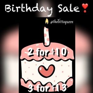 🍰𝐁𝐝𝐚𝐲 𝐌𝐨𝐧𝐭𝐡 𝐒𝐮𝐩𝐞𝐫 𝐝𝐞𝐚𝐥❣︎ Pls see items marked with cakes💕